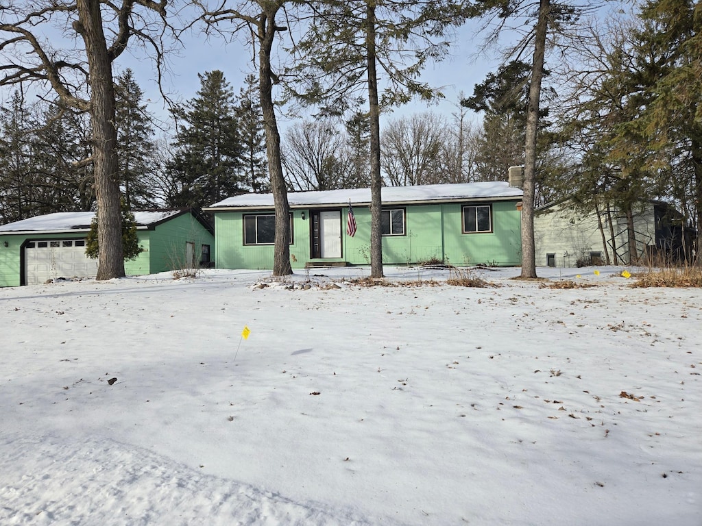 ranch-style house with a garage