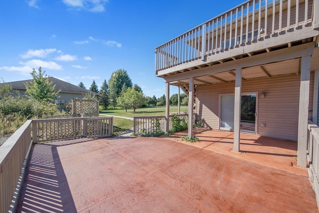 16377 Eidelweiss St NW, Andover, MN 55304 - view of patio with a wooden deck
