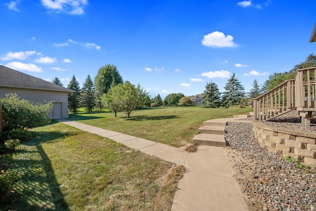16377 Eidelweiss St NW, Andover, MN 55304 - view of yard with stairs