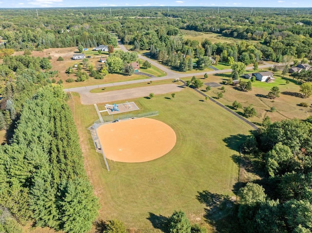16377 Eidelweiss St NW, Andover, MN 55304 - bird's eye view featuring a wooded view
