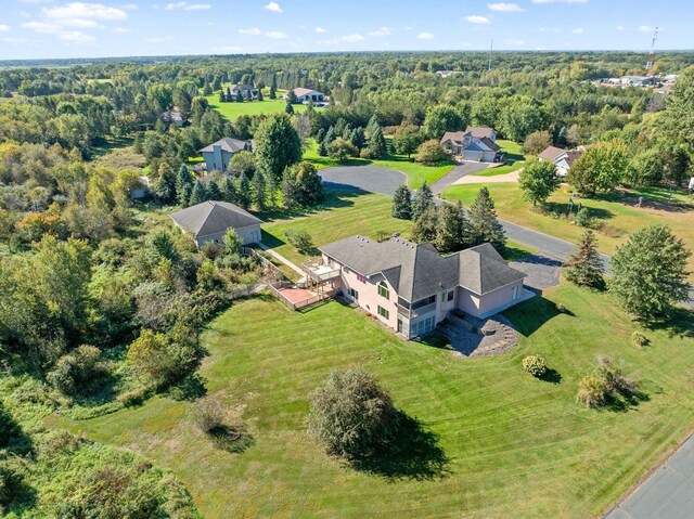 16377 Eidelweiss St NW, Andover, MN 55304 - drone / aerial view with a wooded view