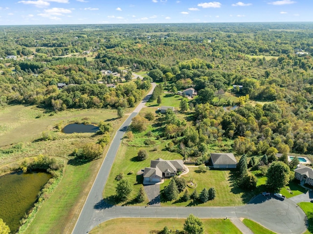 16377 Eidelweiss St NW, Andover, MN 55304 - bird's eye view with a wooded view