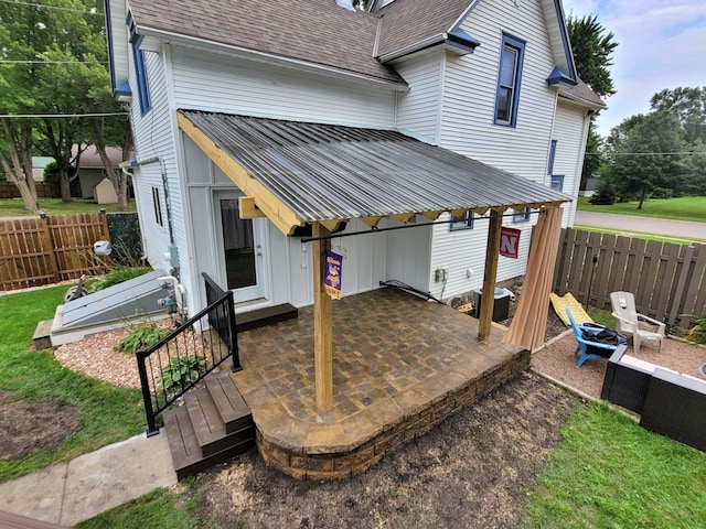 exterior space featuring a patio area