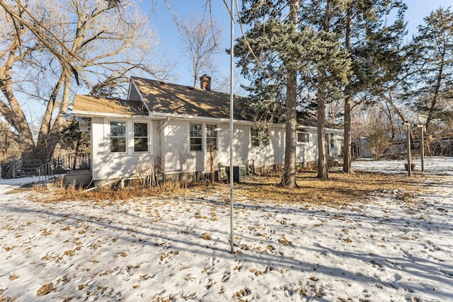 view of front of home