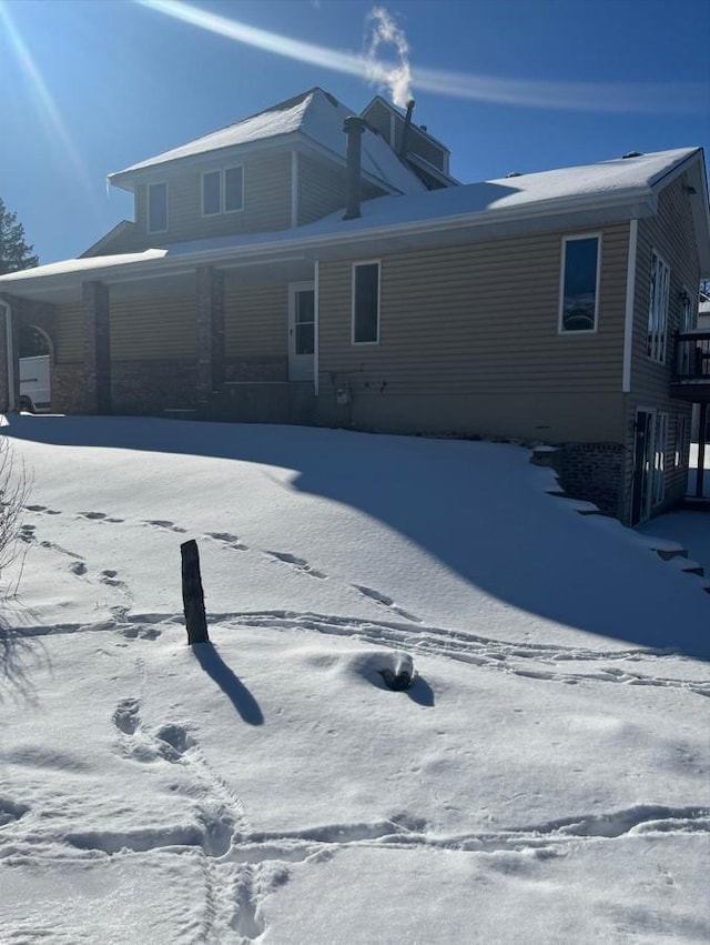 view of front of home