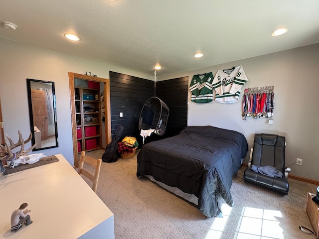 310 7th St SW, Roseau, MN 56751 - carpeted bedroom with recessed lighting
