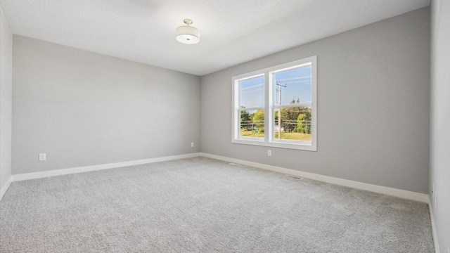 spare room with carpet floors