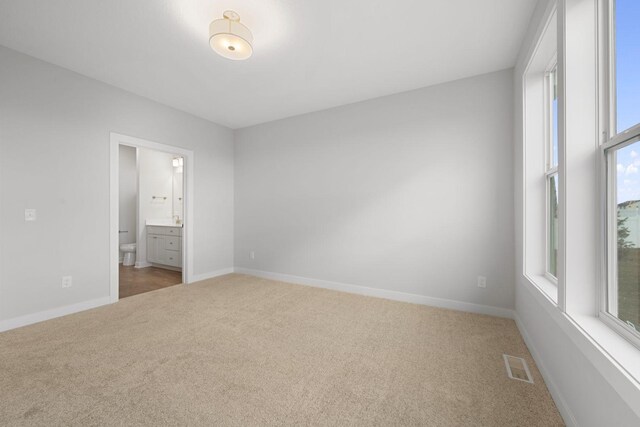 10142 Arrowwood Trl, Woodbury, MN 55129 - unfurnished bedroom with carpet flooring, baseboards, and ensuite bathroom