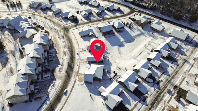 birds eye view of property featuring a residential view