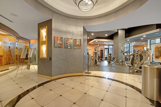 500 Grant St Unit 204, Minneapolis, MN 55404 - foyer entrance with recessed lighting and inlaid floor details