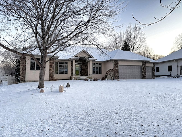 view of ranch-style home