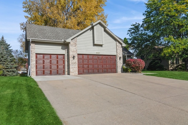 exterior space with a lawn