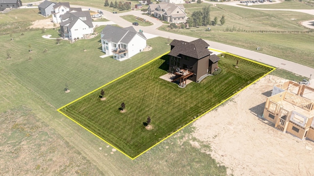 drone / aerial view featuring a rural view