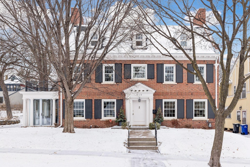 view of colonial-style house