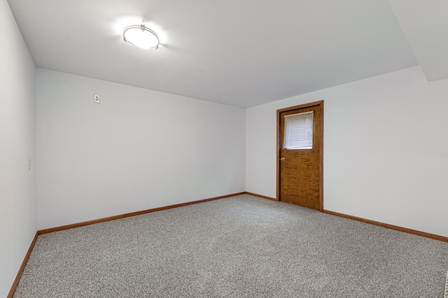 spare room with carpet