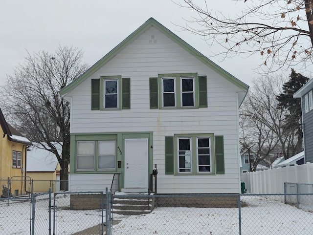 view of front of home