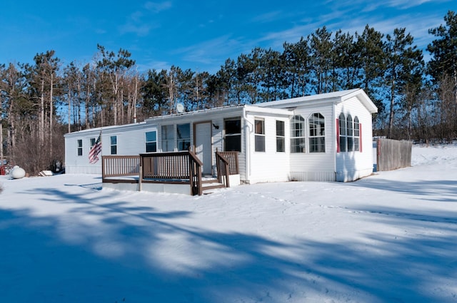 view of ranch-style home