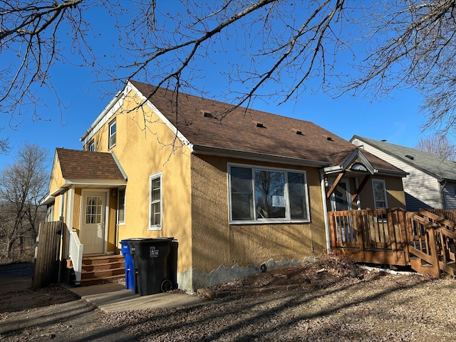 view of back of property