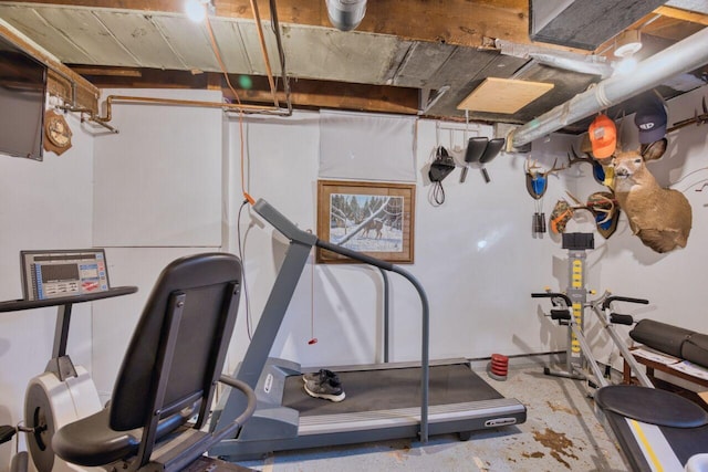 view of exercise room