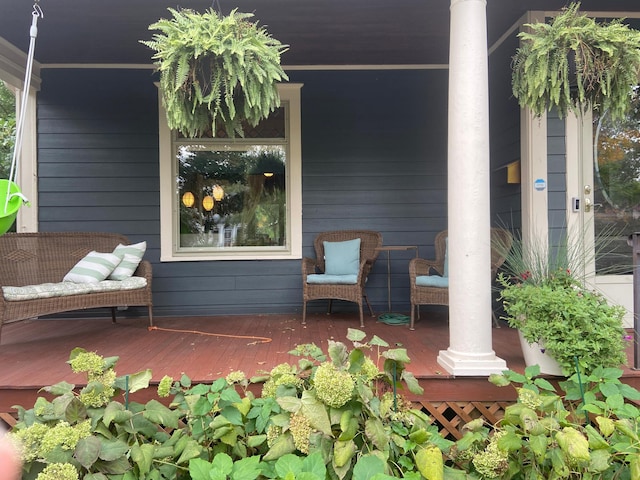 view of patio / terrace featuring a porch