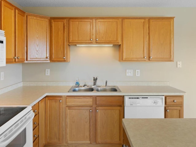 kitchen with sink and dishwasher