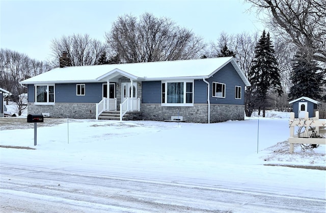 view of ranch-style house