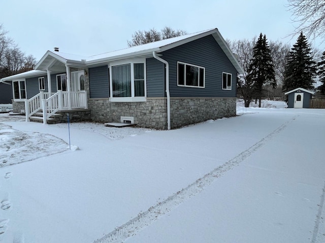 view of front of property