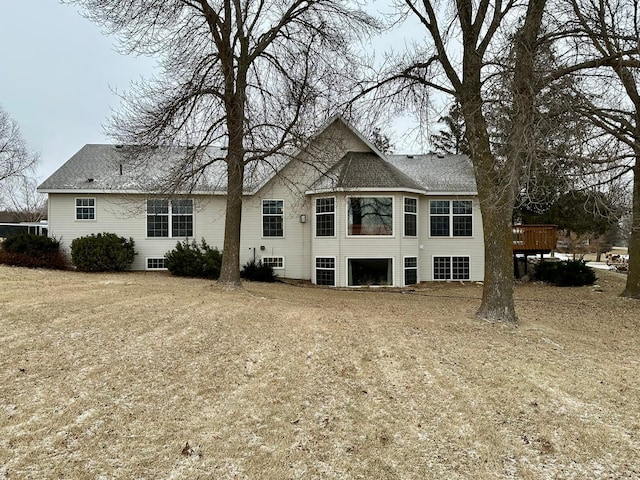 view of back of property