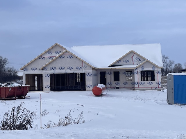 view of property in mid-construction