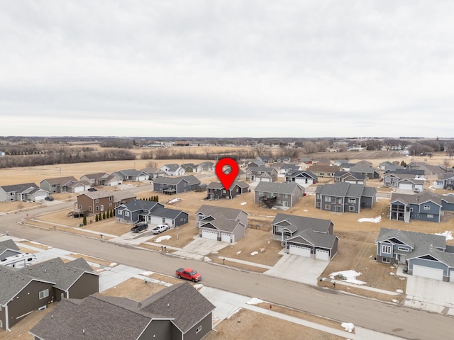 birds eye view of property featuring a residential view