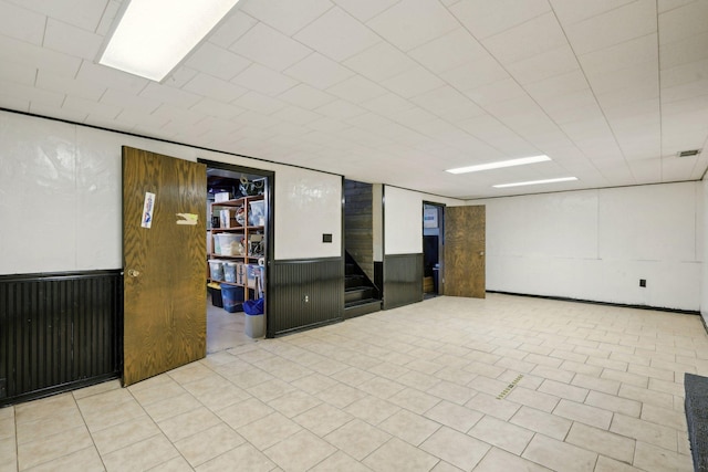 view of tiled spare room