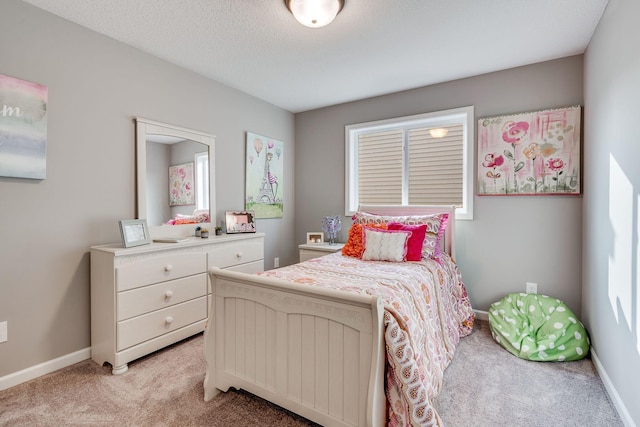 carpeted bedroom featuring multiple windows