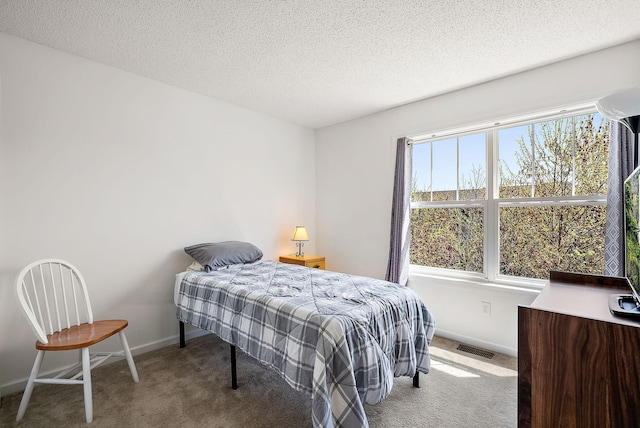9668 Unity Ln N, Brooklyn Park, MN 55443 - bedroom with carpet, a textured ceiling, and baseboards