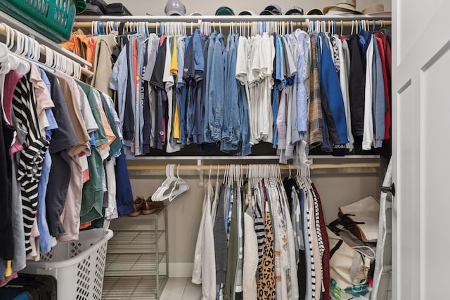 view of spacious closet