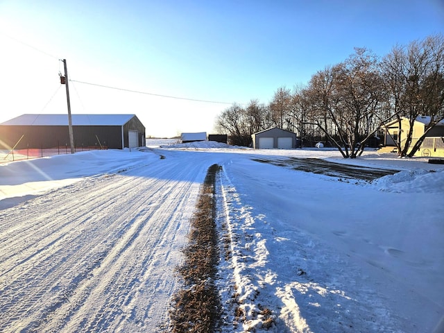 view of road