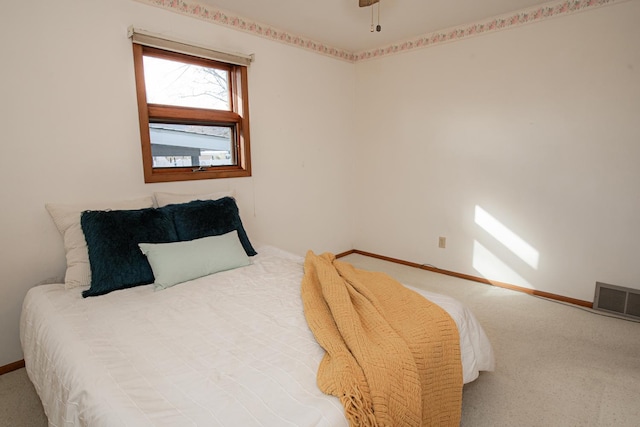 bedroom featuring carpet floors