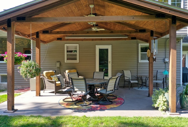 view of patio