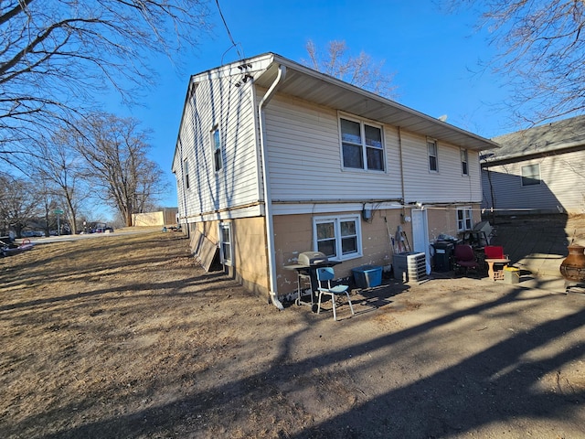 view of back of property