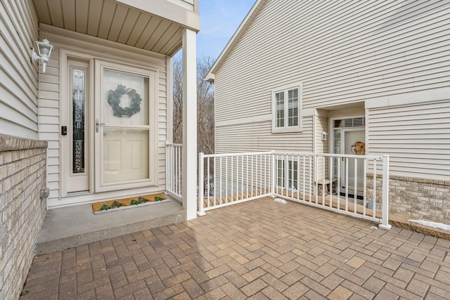 view of entrance to property