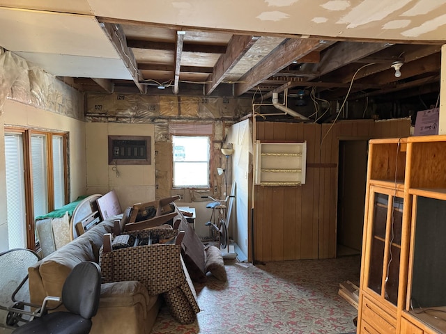 interior space featuring a wall unit AC