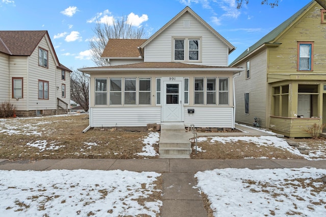 view of front of home