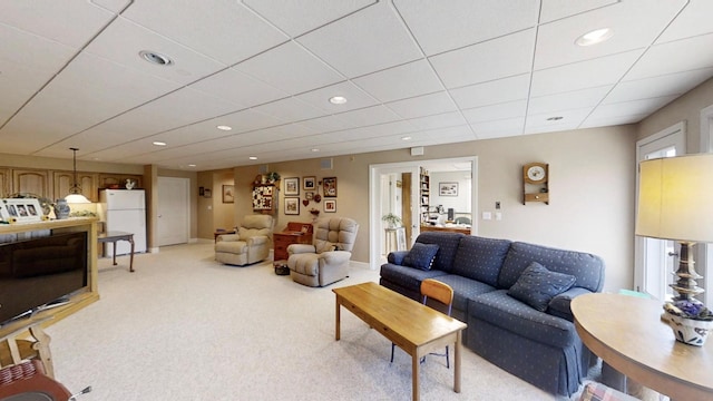 12326 Falk Trl, Northfield, MN 55057 - living area with light colored carpet and recessed lighting