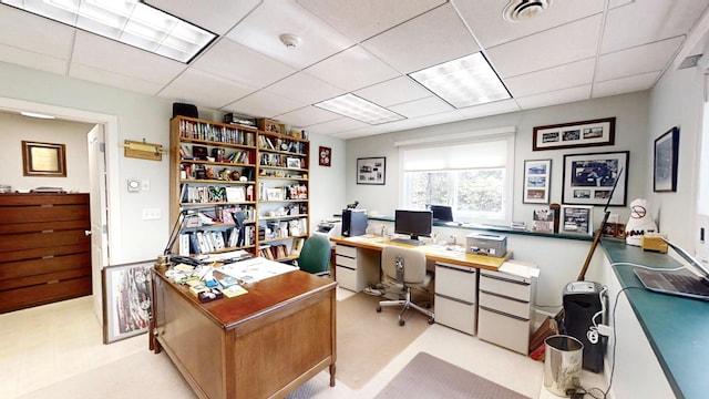 12326 Falk Trl, Northfield, MN 55057 - office featuring a drop ceiling