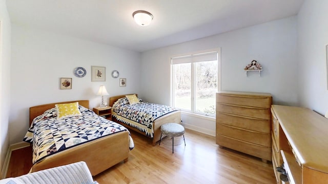 12326 Falk Trl, Northfield, MN 55057 - bedroom featuring baseboards and light wood-style floors
