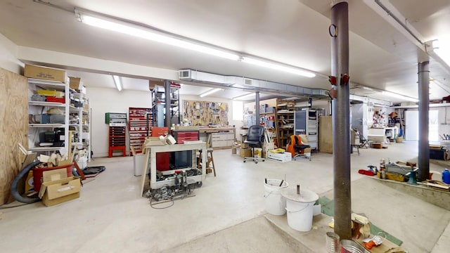 12326 Falk Trl, Northfield, MN 55057 - below grade area with a workshop area