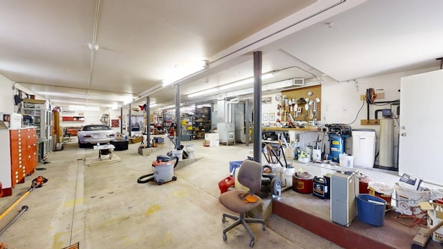12326 Falk Trl, Northfield, MN 55057 - garage featuring a workshop area