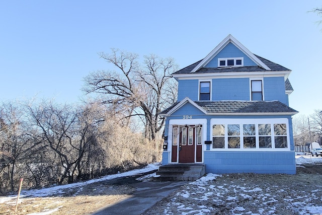 view of front of home