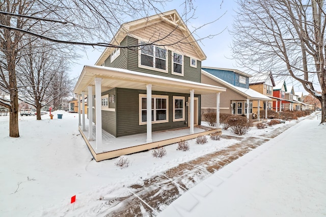 view of front of house featuring a porch