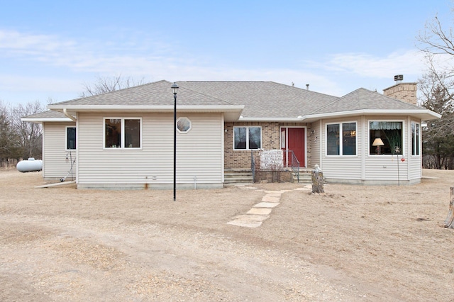 view of front of home