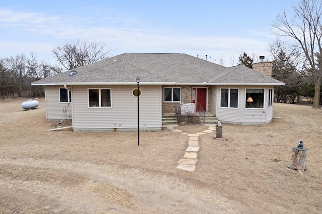 view of ranch-style home